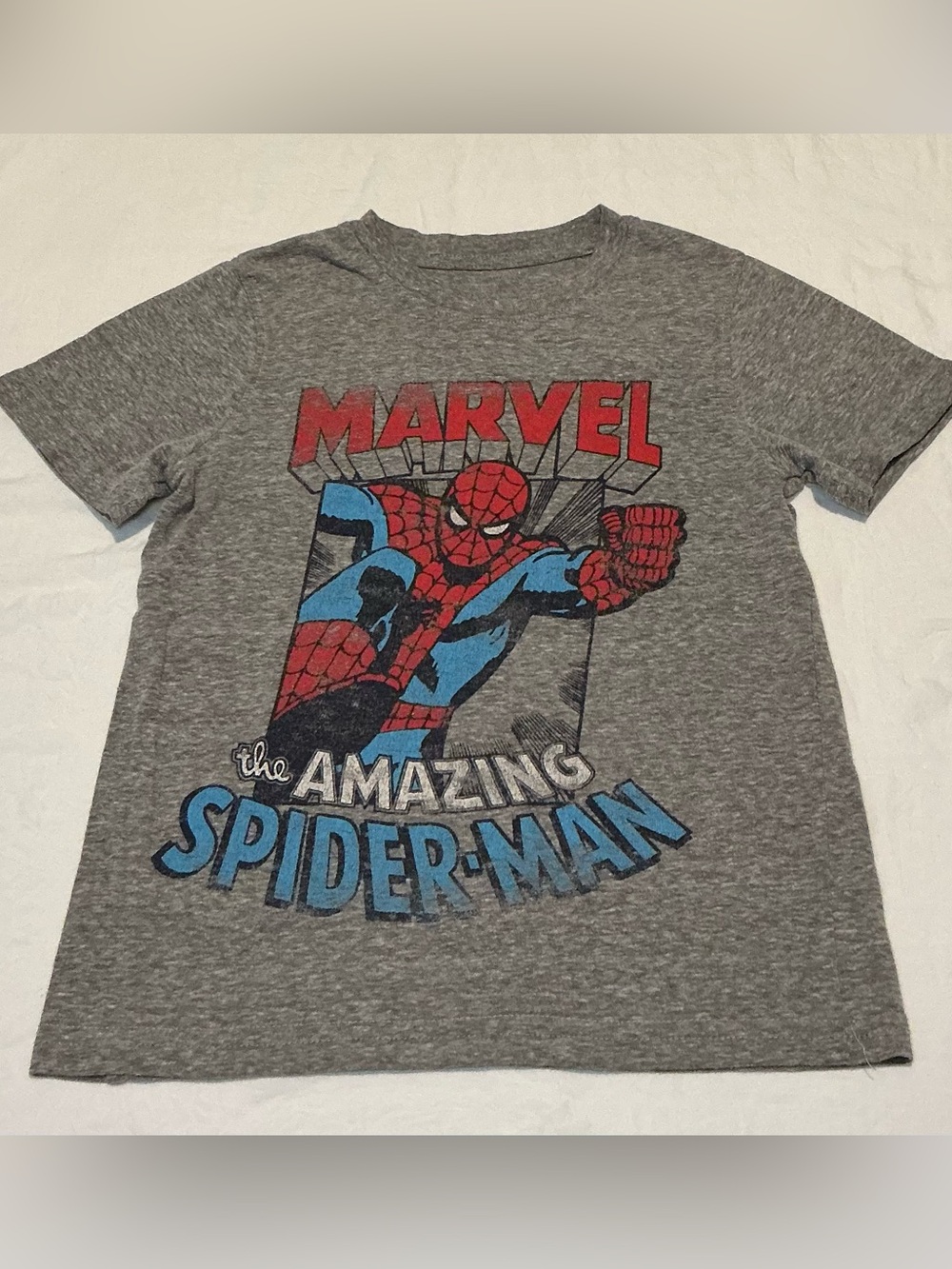 Official Marvel "The Amazing Spider-Man" Graphic Tee — Youth Boys Size 5